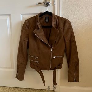 Suede Biker Jacket